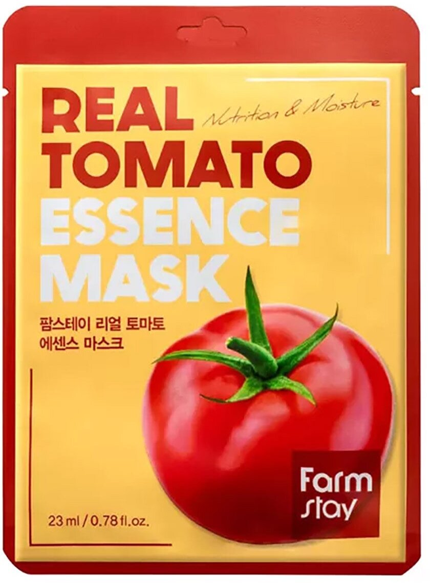 FarmStay Тканевая маска для лица с экстрактом томата Real Tomato Essence Mask 23 мл