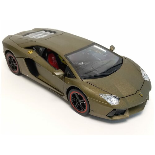 Машинка Lamborghini Aventador металлическая 1:18, 25 см, свет, звук