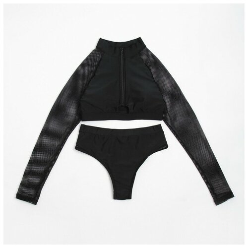 фото Minaku купальник женский«sport» раздельный minaku цвет чёрный, размер 42