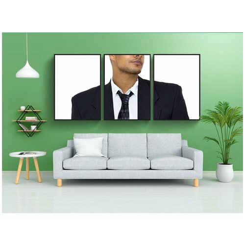 фото Набор модулных постеров для интерьера "бизнесмен, бизнес, одежда" 60x90 см. в тубусе, без рамки lotsprints