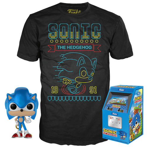 Игровой набор Funko POP and Tee: Sonic the Hedgehog с футболкой (L) 35712