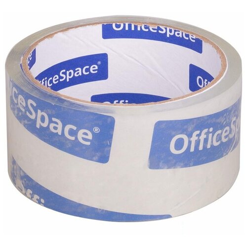 Клейкая лента (скотч) упаковочная OfficeSpace (48мм x 40м, 38мкм, прозрачная чистая) (КЛ_4290), 36шт. модульная картина кристально чистая река в гватемале130x130