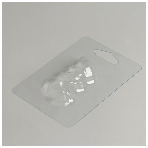 Пластиковая форма для мыла Дед Мороз 4.5х6.5 см 1 шт. пластиковая форма эльф лапочка 1 шт
