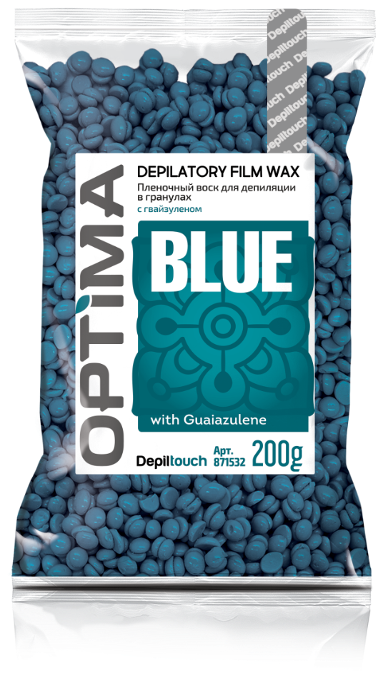 Воск в гранулах «BLUE» Depiltouch OPTIMA, 200 гр
