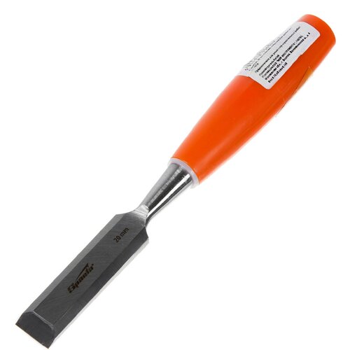 SPARTA Стамеска плоская Sparta 20 мм с пластиковой ручкой стамеска плоская sparta 16 мм с пластиковой ручкой 13814492