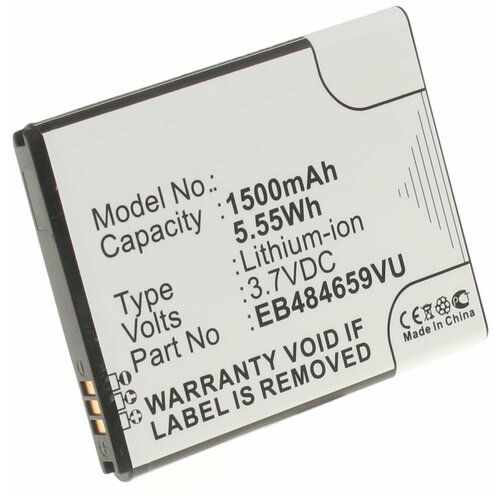 Аккумулятор iBatt iB-B1-M349 1500mAh для Samsung EB484659VU, EB484659VA,