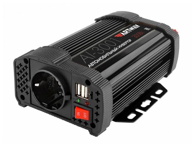 Автоинвертор Artway 300W с 12В на 220В AI-3001