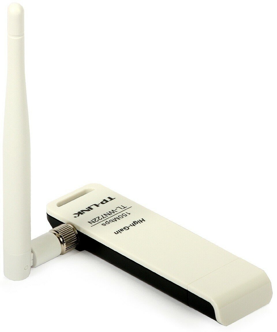 Адаптер USB TP-Link TL-WN722N N150 Wi-Fi, беспроводной, стандарты 802.11n/g/b, до 150 Мбит/с (1/60) - фотография № 6