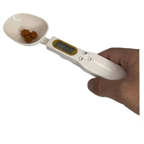 фото Ложка весы 500 г, точность 0.1 г, ложка весы кухонные, ложка весы кухонные с lcd экраном, мерная ложка, кухонная электронная мерная ложка-весы джахай технолоджи