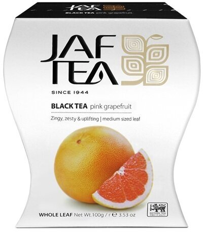 Чай чёрный JAF TEA Pink Grapefruit листовой с ароматом грейпфрута, 100 г.