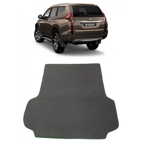 Mitsubishi Pajero Sport III 5 мест коврик в багажник 2015 - н в EVA Smart Коврик в багажник 2760₽