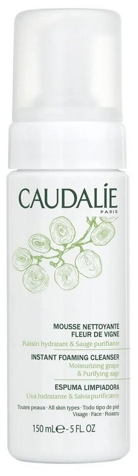 Caudalie мусс очищающий Fleur De Vigne, 150 мл