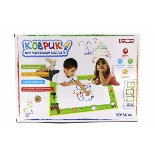 Коврик для рисования водой Ферма 50х36 см Funky toys FT61126