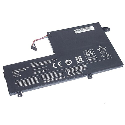 Аккумуляторная батарея для ноутбука Lenovo Flex 3 14 (L14M3P21-3S1P) 11.1V 45Wh OEM черная аккумулятор акб аккумуляторная батарея l14m3p21 3s1p для ноутбука lenovo flex 3 14 11 1в 45вт li ion черный