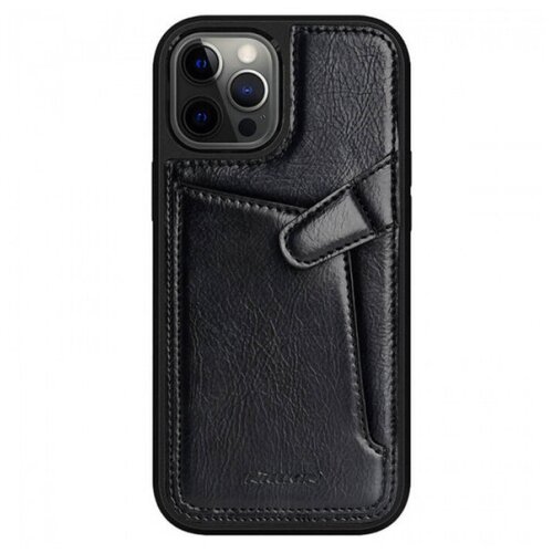 фото Nillkin aoge leather чехол с визитницей из premium экокожи для iphone 12 pro max