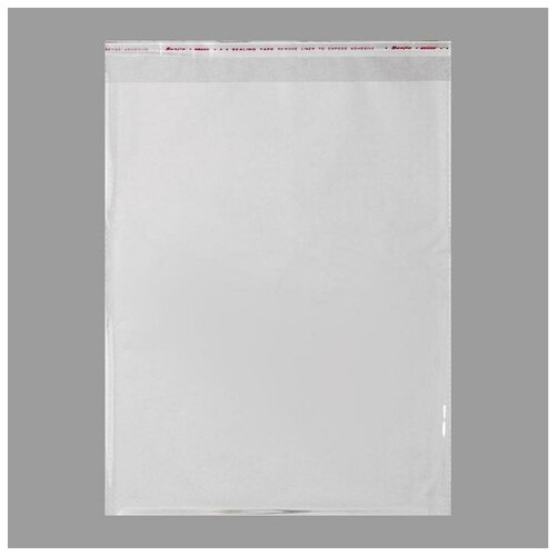 Пакет бопп с клеевым клапаном 60 х 80/5 см, 30 мкм