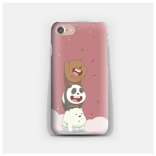 фото Силиконовый чехол медведь на apple iphone 7 plus/ айфон 7 плюс xcase