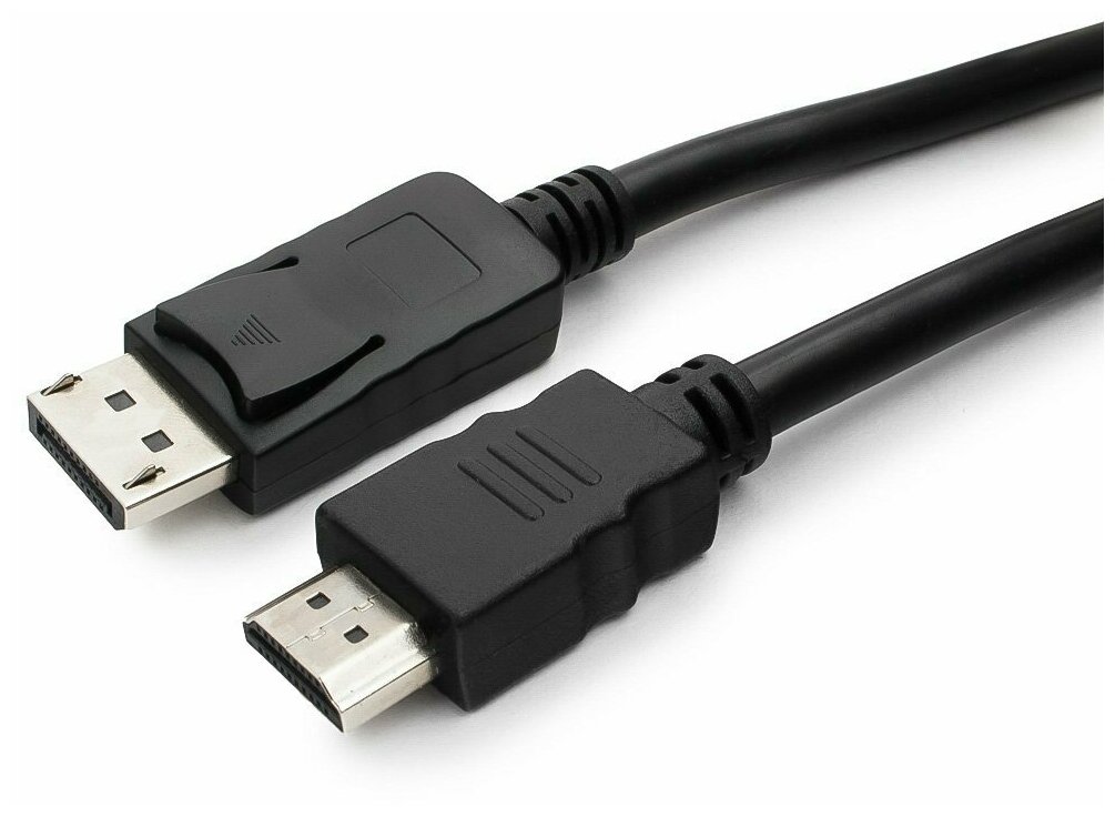 Кабель DisplayPort Cablexpert CC-DP-HDMI-7.5M круглый черный - фото №2