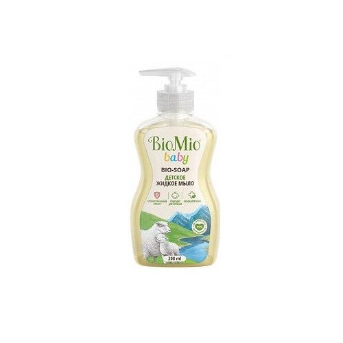 BioMio Детское жидкое мыло Baby Bio-Soap, 300мл mein kleines baby liquid soap детское жидкое мыло с ароматом манго 300 мл 300 г