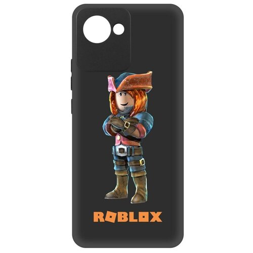 Чехол-накладка Krutoff Soft Case Roblox-Эзебель для Realme C30 черный чехол накладка krutoff soft case roblox эзебель для realme 11 pro черный