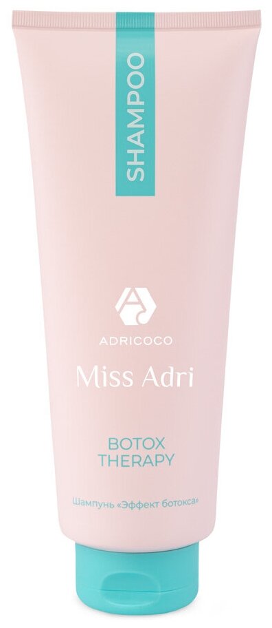 ADRICOCO Miss Adri Botox therapy, Шампунь для волос с эффектом ботокса, 400мл.