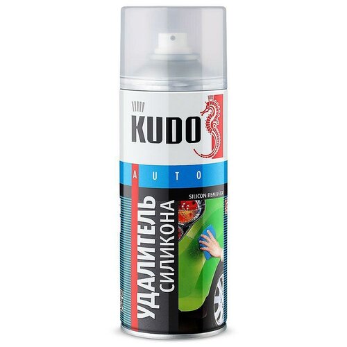 Удалитель силикона KUDO, аэрозоль, 520мл удалитель силикона kudo аэрозоль 0 52л арт ku 9100