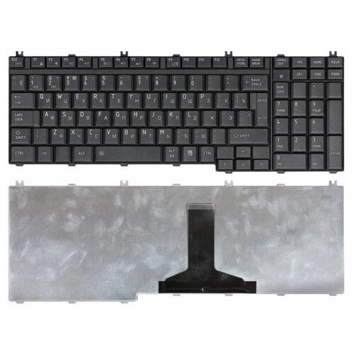 Клавиатура для ноутбука Toshiba Satellite A500 A505 L350 черная матовая клавиатура для ноутбука toshiba kfrsbj206a v101602ak1