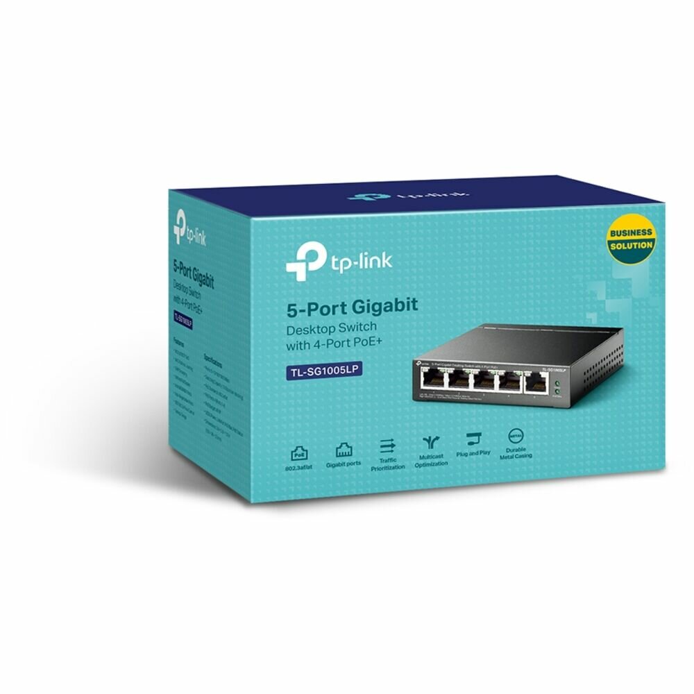 Коммутатор TP-Link 5G 4PoE+ неуправляемый - фото №19