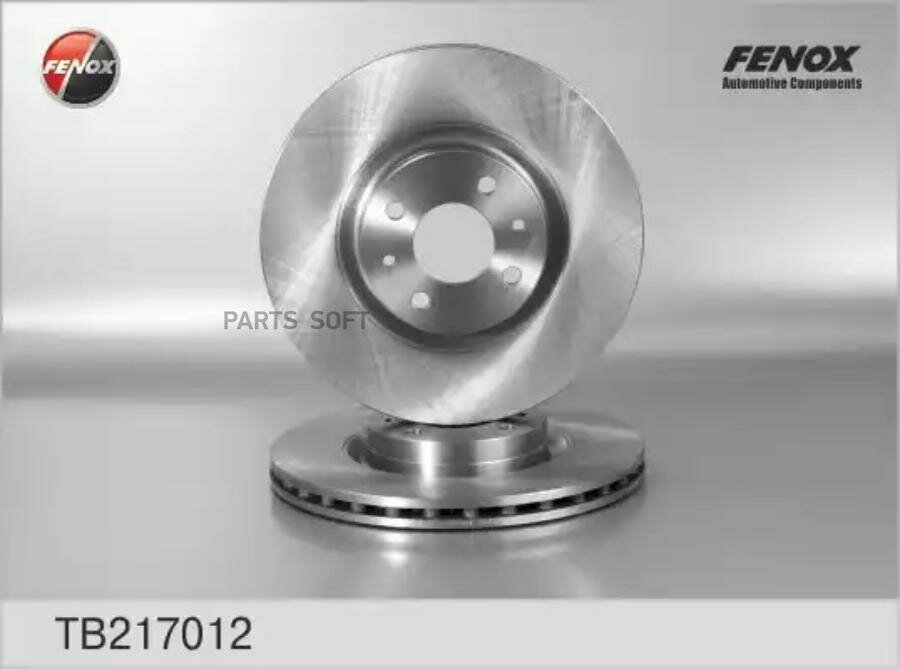 TB217012 FENOX Диск торм. перед. Fiat Doblo 01-