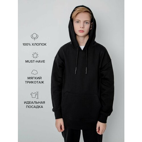 фото Худи cubby, размер 140, черный