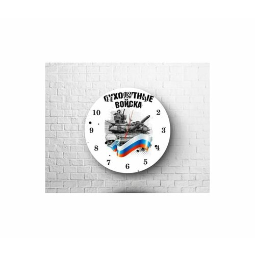 Часы настенные GOODbrelok круглые 20 см принт 