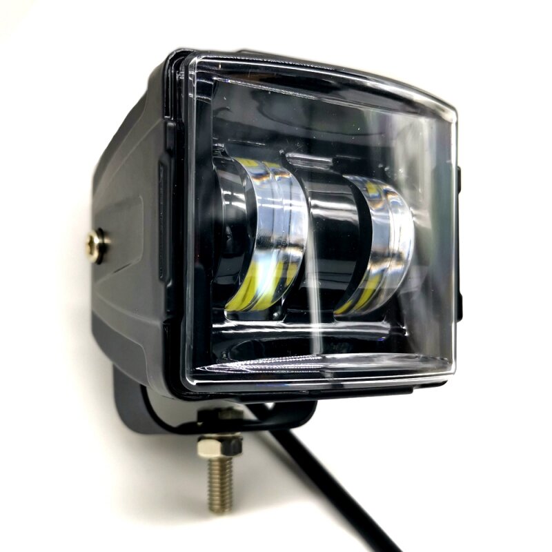 Светодиодная фара WL-530 (кв. мет. корп, LENS, 2 LED, 30W) — фото 7