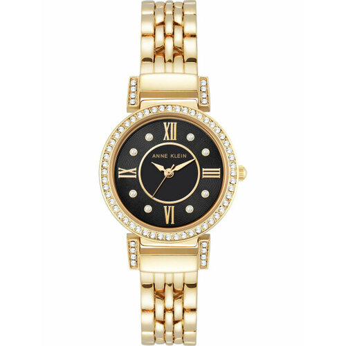 фото Наручные часы anne klein наручные часы anne klein 2928bkgb, золотой, черный