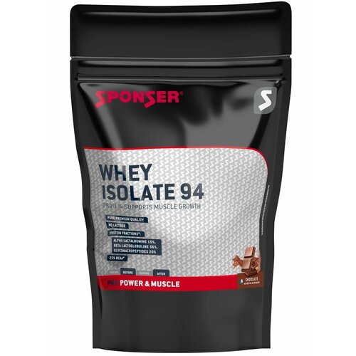 Изолят протеина SPONSER WHEY ISOLATE 94 CFM 1500 г, Шоколад sponser whey isolate 94 шоколад 1500г