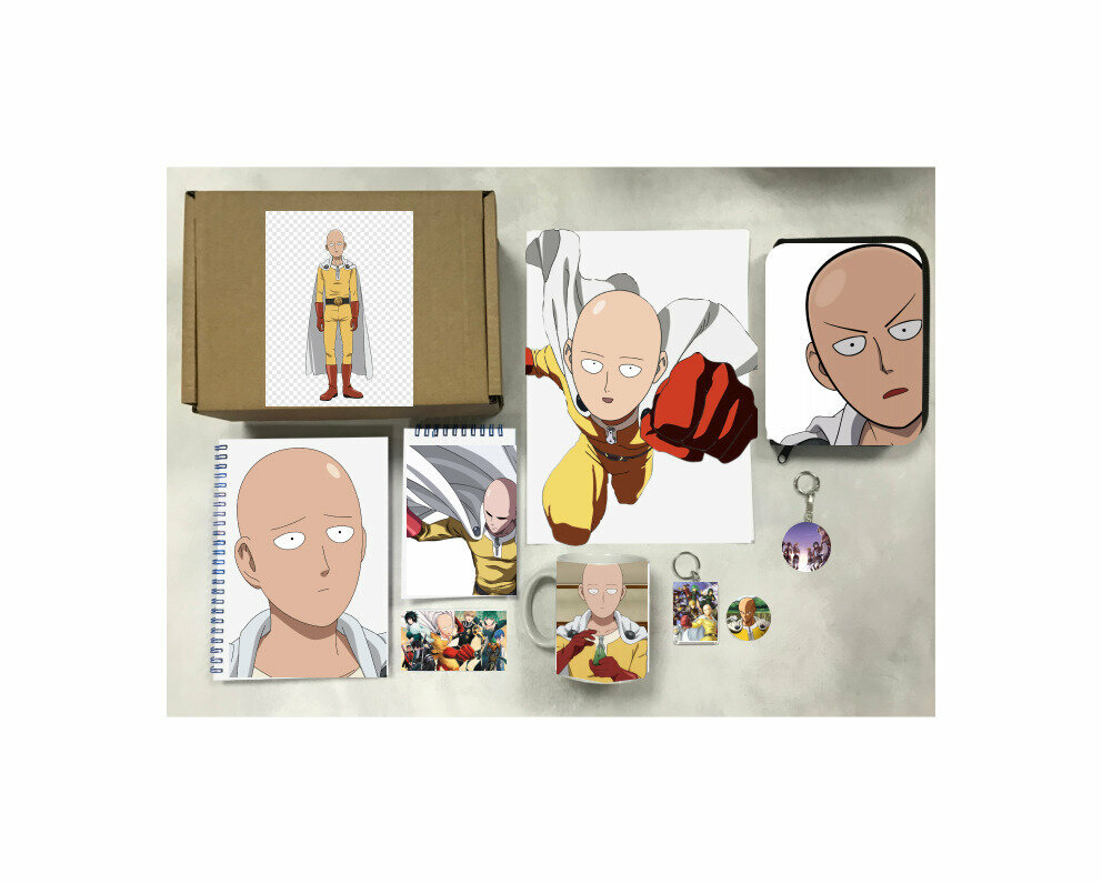 Бокс GOODbrelok принт "Ванпанчмен, One Punch-Man" - OPM0009