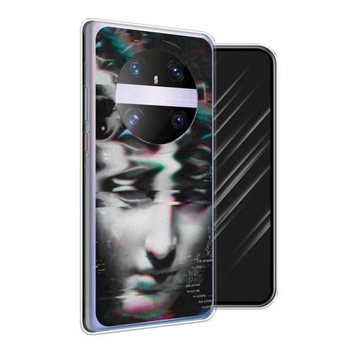 Силиконовый чехол на Huawei Mate 60 Pro / Хуавей Мате 60 Про Glitch Art силиконовый чехол на honor 60 pro хонор 60 про glitch art