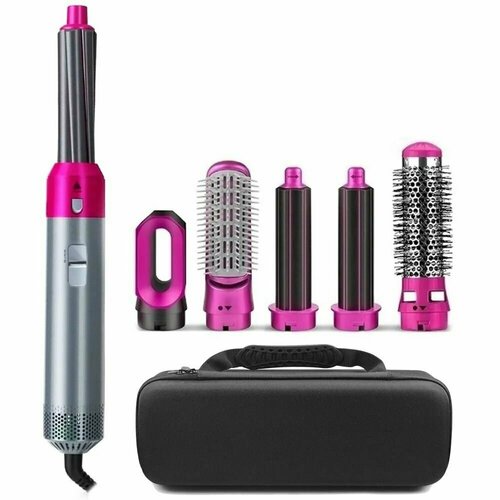 Стайлер для волос набор 5 в 1 универсальный фен мультистайлер 249000₽