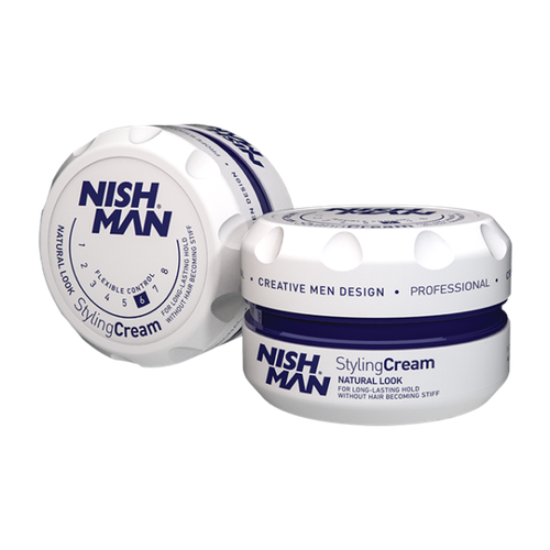 NISHMAN крем STYLING CREAM - CREAM GEL, средняя фиксация ,100 мл укладка и стайлинг ref hair care лак для укладки и блеска волос текстурирующий максимальный контроль 545