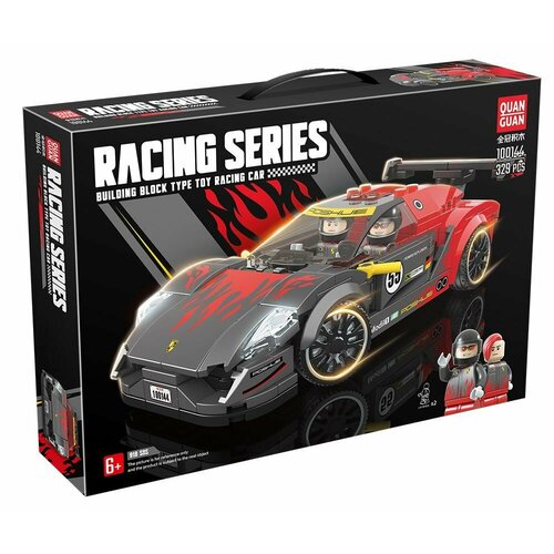 конструктор mingdi 10077 гоночный спорткар racing series Конструктор QUAN GUAN «Racing Series: Гоночный спорткар 918 SRS»