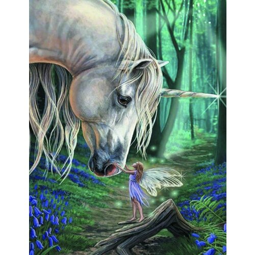 Алмазная мозаика на холсте 