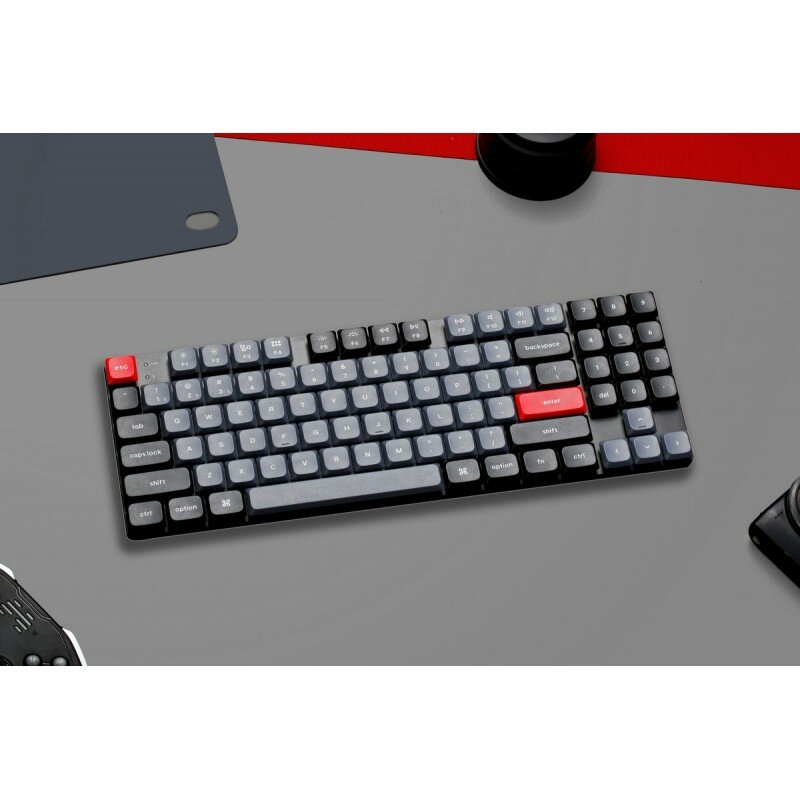 Клавиатура QMK Keychron K13 Pro, 90 клавиш, Hot-Swap, Gateron low profile Red Switch - фото №4