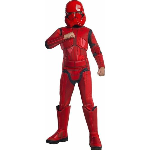 фото Карнавальный костюм rubies official disney star wars ep 9 red stormtrooper deluxe , красный штурмовик l (8-10 лет) нет бренда