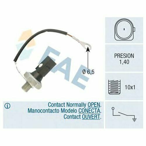 Датчик давления масла Fae 12896 для Audi A4, A6