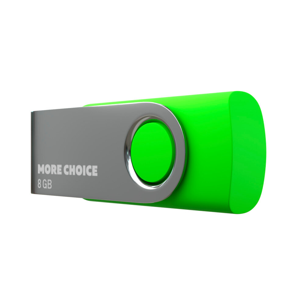 Флеш накопитель памяти USB 8Gb 2.0 More Choice MF8-4 Green