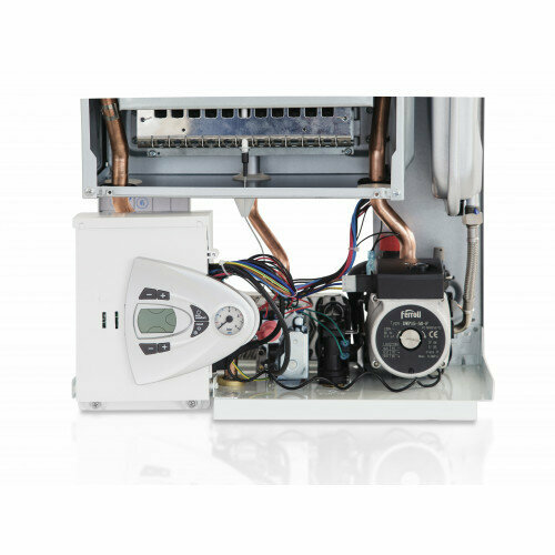 Котёл газовый настенный двухконтурный Ferroli Vitabel С24 с электророзжигом 24 кВт 7148000₽