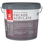 TIKKURILA FACADE ACRYLATE краска акрилатная, универсальная для фасадов и интерьеров, база A (5л) - изображение