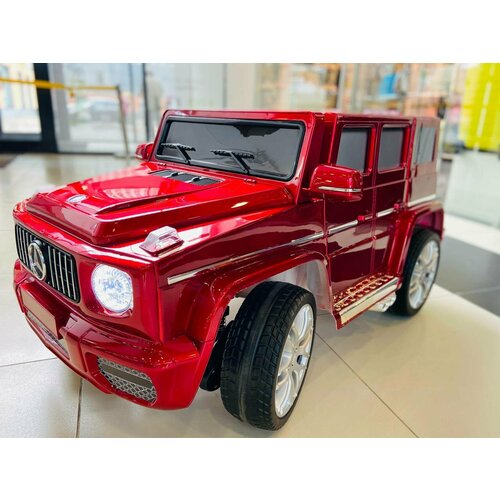 Электромобиль детский Mercedes Gelandewagen SMT-7188 красный полноприводный 4WD