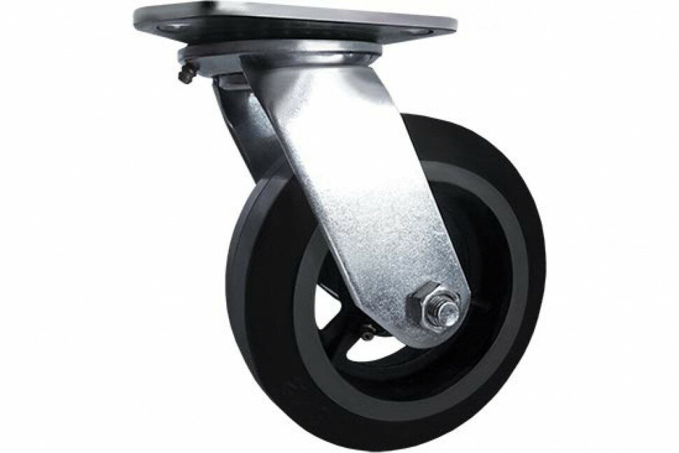 фото Колесо большегрузное обрезиненное поворотное Longway SCD63