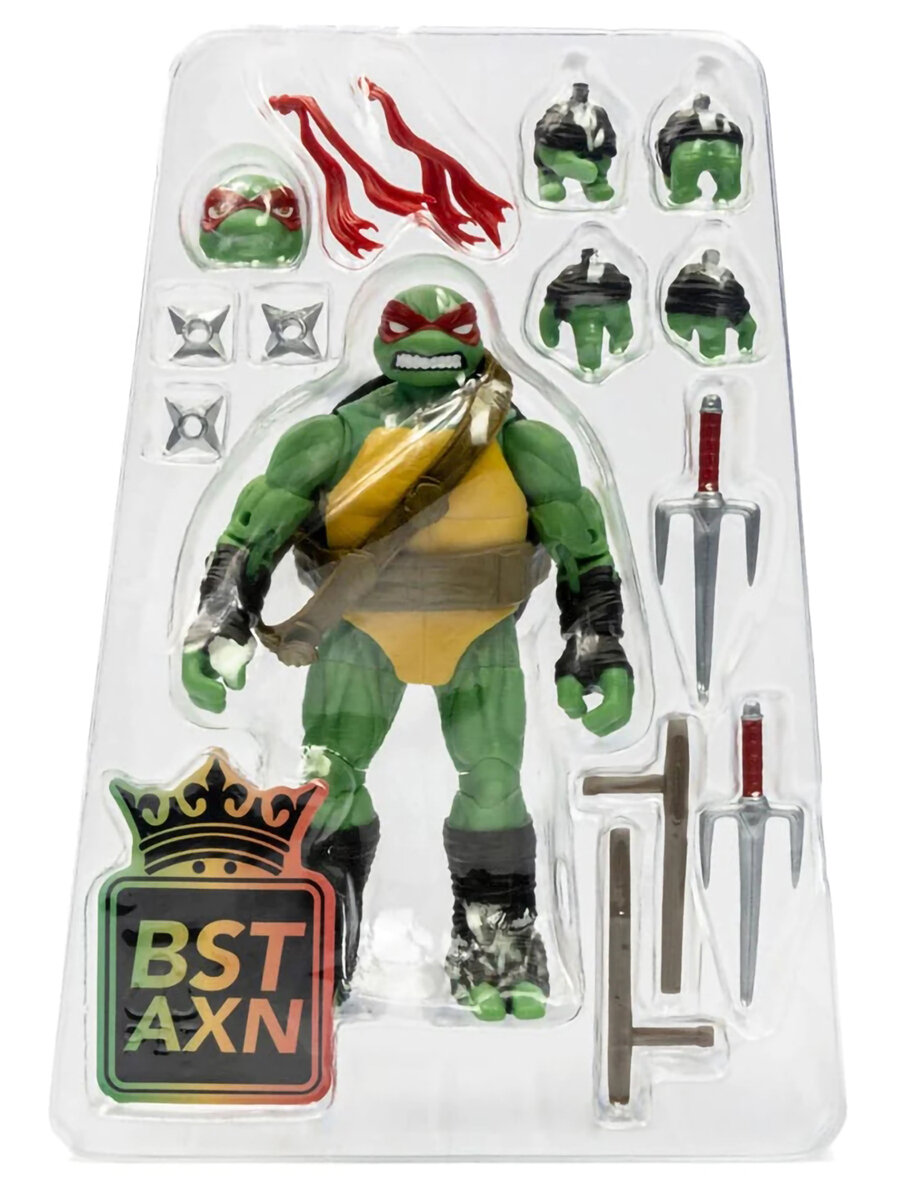 Фигурка The Loyal Subjects BST AXN TMNT Raphael 13 см 0810122580034