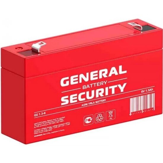 Аккумулятор General Security GS1 3 6